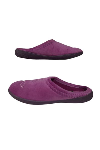 GEZER Papuci de zi cu zi ultra ușori pentru interior cu model de flori roz