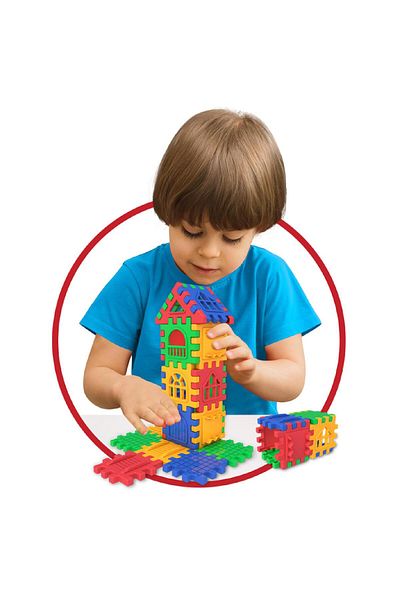 toysclub Dede 03703 Puzzle City 128 Pieces