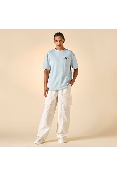 Lee Cooper Checked Cargo Pants with Drawstring Closure