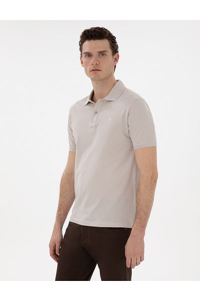 Pierre Cardin Μπλουζάκι Stone Slim Fit Μπαστούνι Polo Basic 50302561-vr049