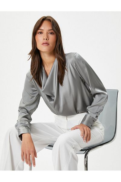 Koton Women's Gray Blouse
