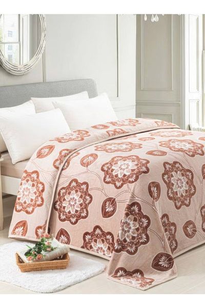 COOYA Floral Throw Blanket Colorful Flower for Couch Chair Sofa Flannel Fleece Blanket Multi color