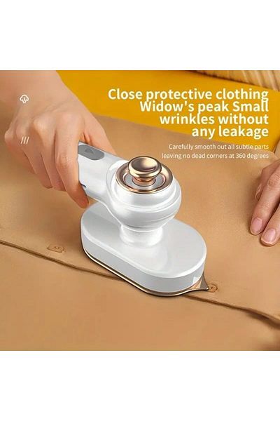 COOYA Steam Iron, Portable Mini, 20S Instant Heating, Large Water Tank, 90-degree Angle Adjustment