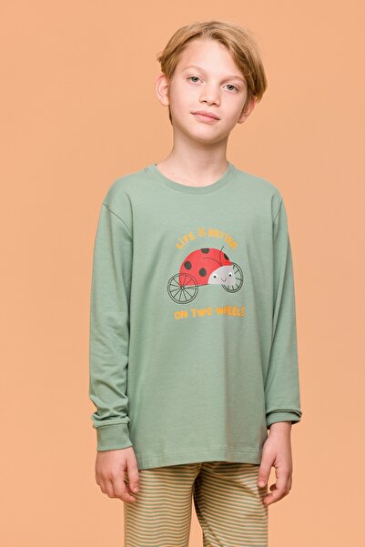 Woody Πιτζάμες για αγόρι 2-8 ετών-Plc - 751-Πράσινο