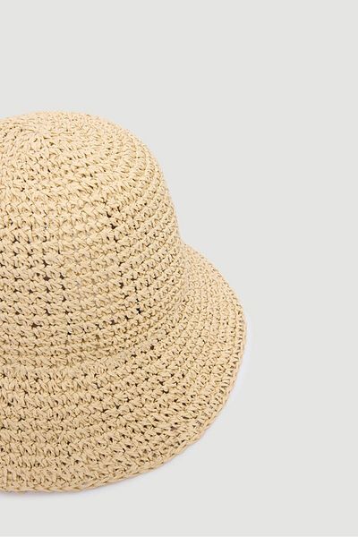 Gusto Beige Straw Hat