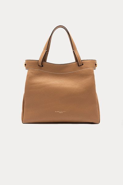 GIANNI CHIARINI Ottavia Leather Shoulder Bag