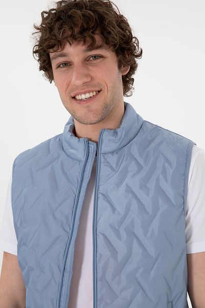 U.S. Polo Assn. Men's Blue Vest 50299406 -Vr036