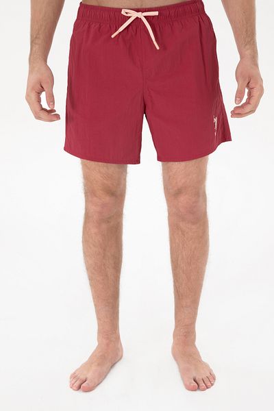 U.S. Polo Assn. Men's Cherry Swim Shorts 50300032 -Vr223
