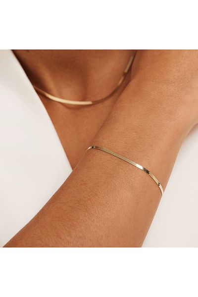 Isabel Bernard Cadeau D'isabel 14 Karat | Gold Halskette Und Armband Geschenksets Ib90125