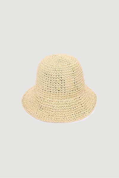 Gusto Beige Straw Hat