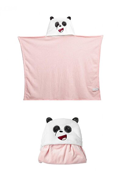 Miniso We Bare Bears Lisanslı Kontrast Renkli Katlanabilir Battaniye