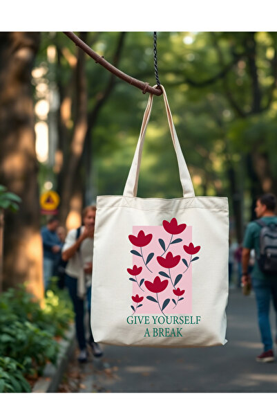 Cemira Y2K Thick Canvas Rips Tote Bag - Pinterest Bag - Book Bag