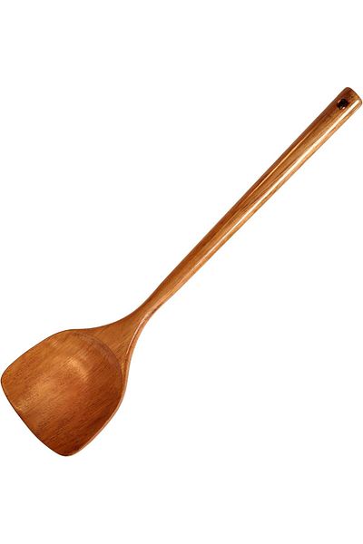 COOYA Wooden Spatula, Long handle Spatula for cooking, Handmade for Kitchen Cookware