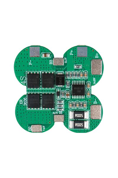 Narnuga 4S 14.8V-16.8V 15A Li-Ion 18650 Bms Protection Board Circuit Board (4767) - Mct5373-8501
