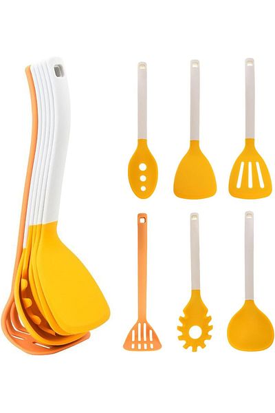 COOYA Kitchenware, Silicone Utensils Set, Food Grade Silicone, Heat Resistant, Cookware for Cooking