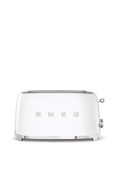 SMEG محمصة خبز على طراز الخمسينيات، 4 شرائح، باللون الأبيض