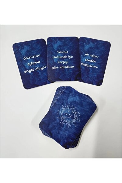 Fırsatlar Dünyası Eril Dişil Tarot Konuşturma Kartları - Mavi