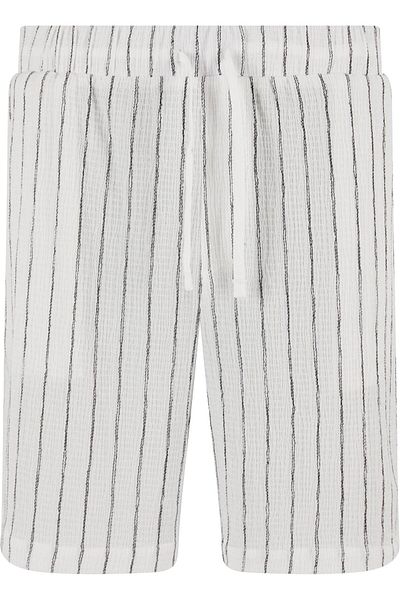 Urban Classics Striped Crinkle Resort Shorts