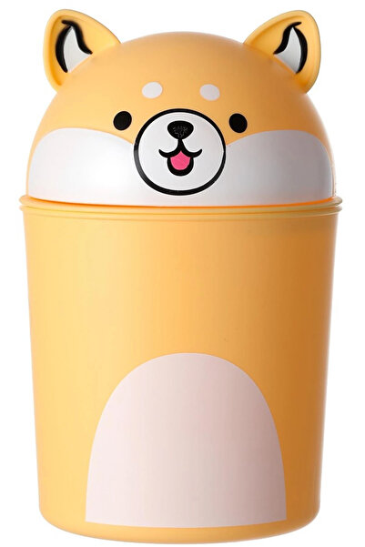 Miniso Mini Family Serisi Masaüstü Çöp Kovası - Shiba