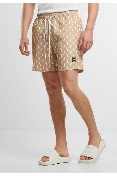 Urban Classics Herren Pattern Swim Shorts