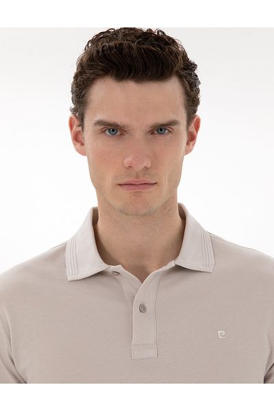 Pierre Cardin Μπλουζάκι Stone Slim Fit Μπαστούνι Polo Basic 50302561-vr049