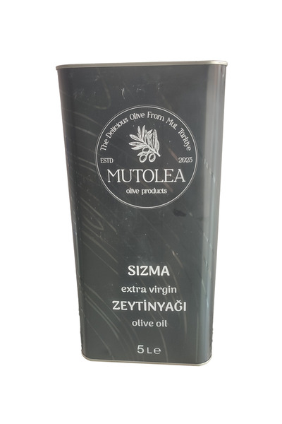 MUTOLEA Sızma Extra Virgin Zeytinyagı 5.lt Teneke