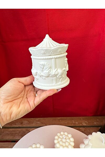 LUMİNA El Yapımı  Dekoratif Atlıkarınca /Mum kutusu
