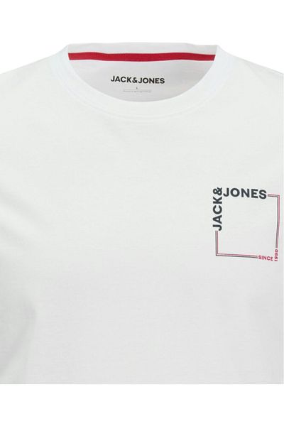 Jack & Jones Tricou JACK &JONES Verner - 12269314-White