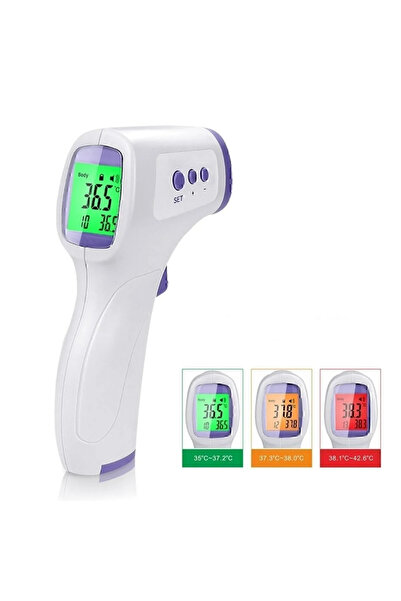 Şeker Ofisi Dijital Temassız Ateş Ölçer - Alından ve Vücut İçin Termometre