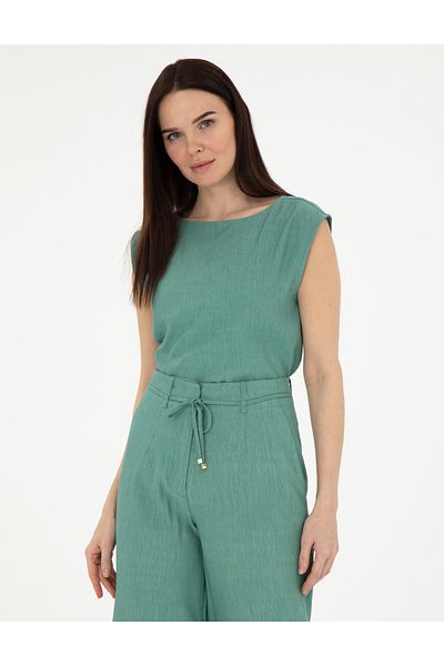 Pierre Cardin Green Regular Fit Blouse 50301168 -Vr054