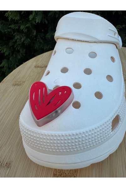YuccaCo Accessorize Your Life Ledli Yanıp Sönen Kalp Terlik Süsü Üç Boyutlu/ı...