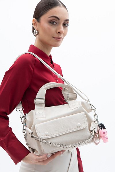 Matthew Cox Women's White Handbag Byn2272