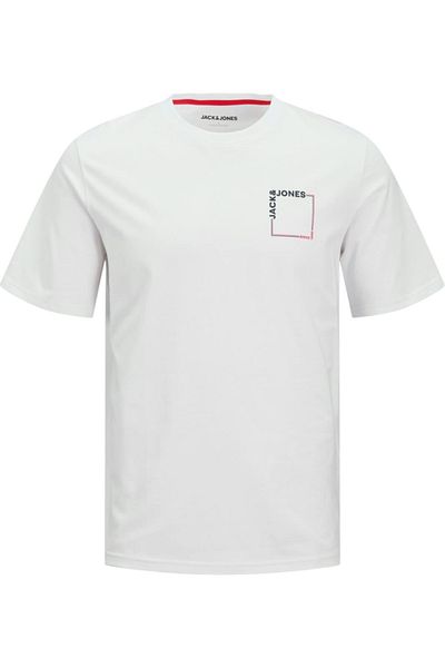 Jack & Jones Tricou JACK &JONES Verner - 12269314-White