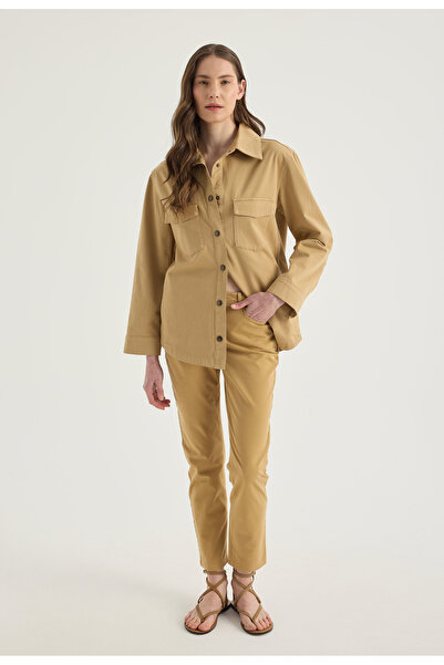 Masha Kate Camel Chino Pantolon