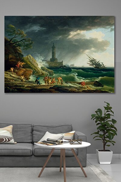 Hediyeler Kapında 100x140 Kaçış Rönesans Duvar Kanvas Tablo