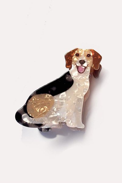 New Obsessions Noble Dog Acetate Latch Buckle
