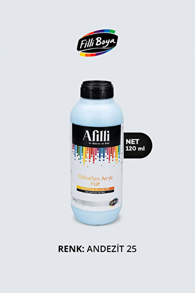Filli Boya Afilli Multisurface Akrilik Ipeksi Mat 120 ml (SİLK) - Andezit 25