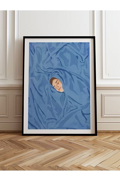 HOMEPACK Pictură cu un singur cadru din lemn Pictură poster dintr-o bucată TK/956