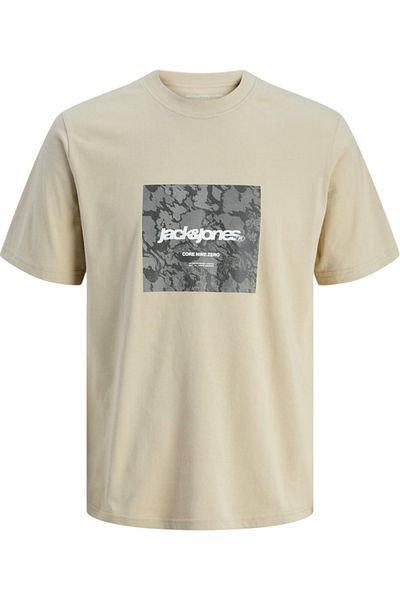 Jack & Jones Tricou JACK &JONES Tarmac Camo Front JNR - 12274620-Pure Cashmere