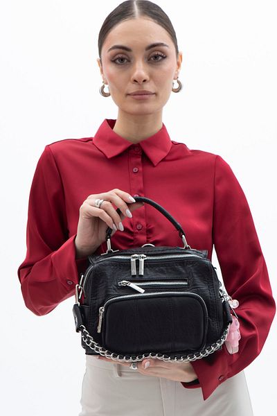Matthew Cox Women's Black Handbag Byn2269