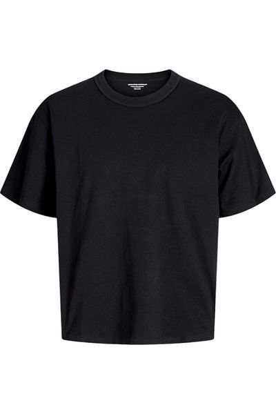 Jack & Jones Tricou JACK &JONES Lucca Blank - 12276585-Negru
