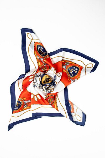 CASHMERE AND SİLK MAWLANA (53 X 53) Pure Silk Scarf