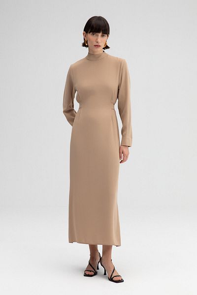 Touché Privé Crop-Kleid mit Taillengürtel