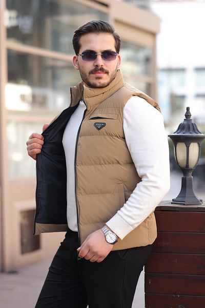 ByTrend Бродиран жилет с яка стойка Nova PLDP 2959-NY_60317-1