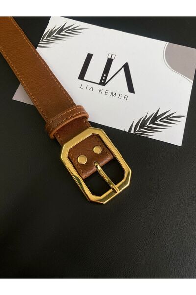 LİA KEMER مربع الذهب مشبك مخيط حزام الخصر حزام معطف حزام اللباس حزام السراويل...