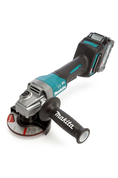 Makita ماكينة طحن لاسلكية GA012GM2، بدون فرشاة، 115 مم (4-1/2 بوصة)، 40 فولت،...