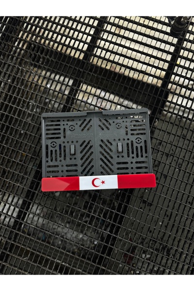 RELAX GARAGE TÜRK BAYRAĞI AMBLEMLİ MOTOR PLEKSİ PLAKALIK