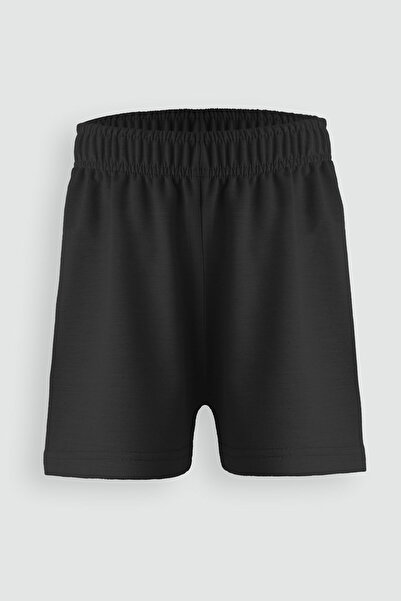 MARKOLL 5-12 Yaş Siyah Çocuk Şort