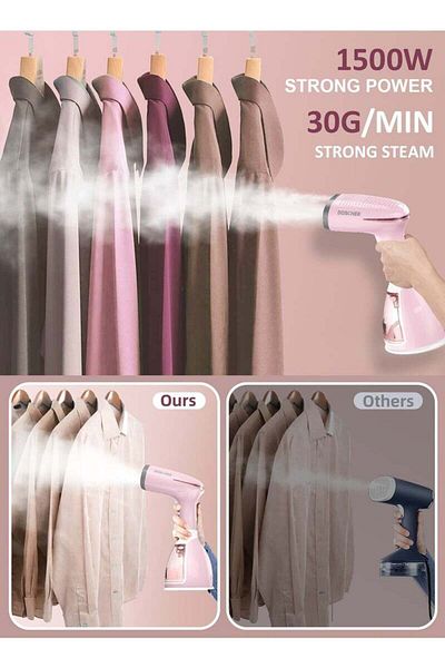 COOYA Garment Steamer Iron,High-Power Handheld Clothes Steamer Portable 30s Fast Heat-up -1500W 280ML