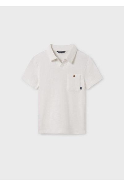 MAYORAL Boy's Ceplo Polo Tshirt 10-14 Years White